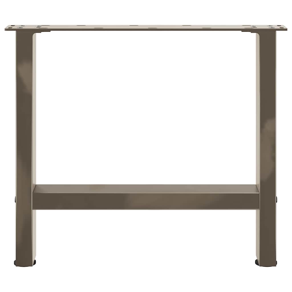 Salontafelpoten 2 st 60x(42-43) cm staal naturel is nu te koop bij PeponiXL, paradijselijk wonen!