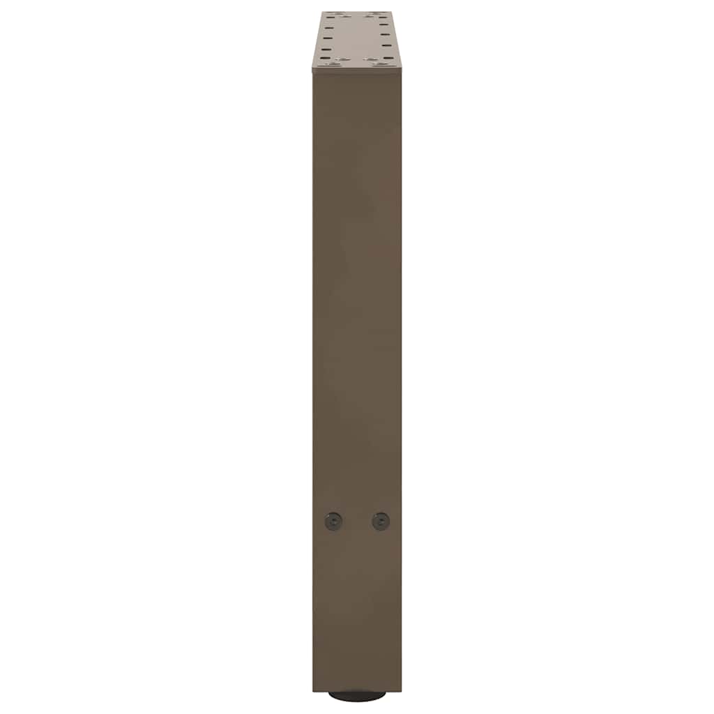 Salontafelpoten 2 st 60x(42-43) cm staal naturel is nu te koop bij PeponiXL, paradijselijk wonen!