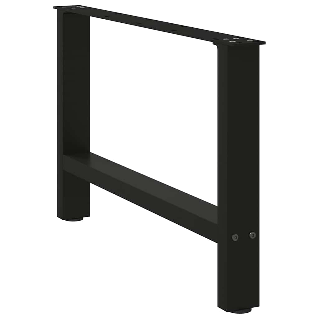 Salontafelpoten 2 st 70x(42-43) cm staal zwart is nu te koop bij PeponiXL, paradijselijk wonen!