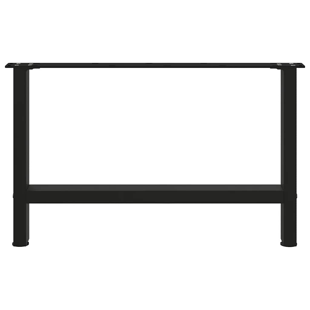 Salontafelpoten 2 st 70x(42-43) cm staal zwart is nu te koop bij PeponiXL, paradijselijk wonen!
