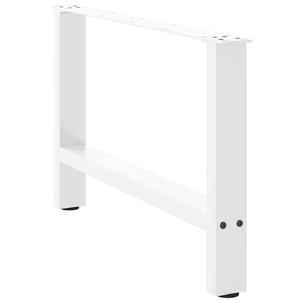 Salontafelpoten 2 st 70x(42-43) cm staal wit is nu te koop bij PeponiXL, paradijselijk wonen!