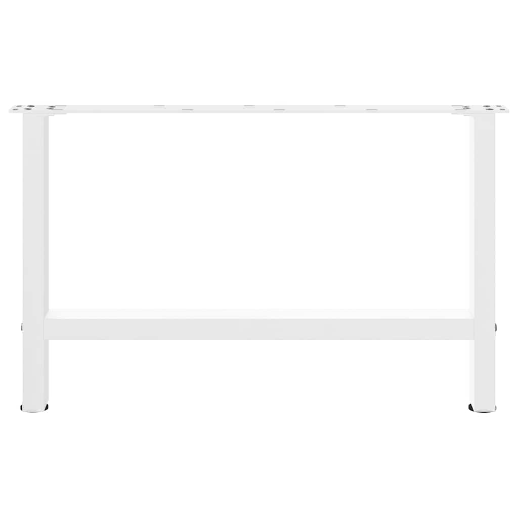 Salontafelpoten 2 st 70x(42-43) cm staal wit is nu te koop bij PeponiXL, paradijselijk wonen!