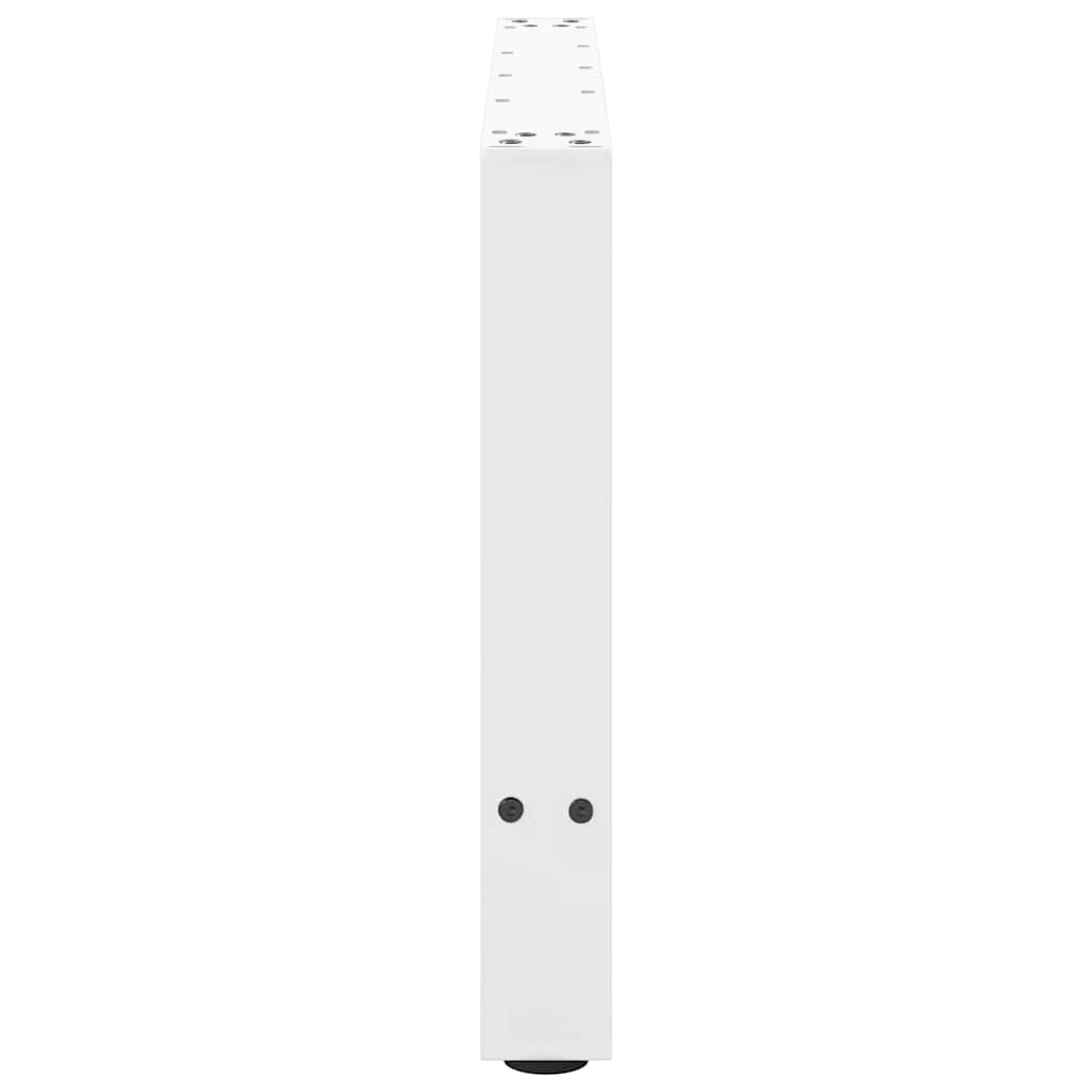 Salontafelpoten 2 st 70x(42-43) cm staal wit is nu te koop bij PeponiXL, paradijselijk wonen!