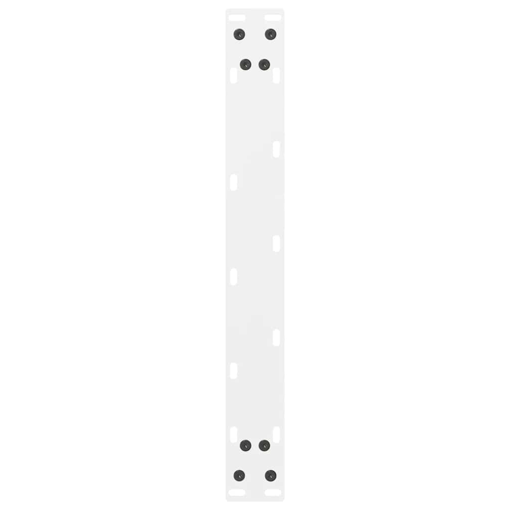 Salontafelpoten 2 st 70x(42-43) cm staal wit is nu te koop bij PeponiXL, paradijselijk wonen!