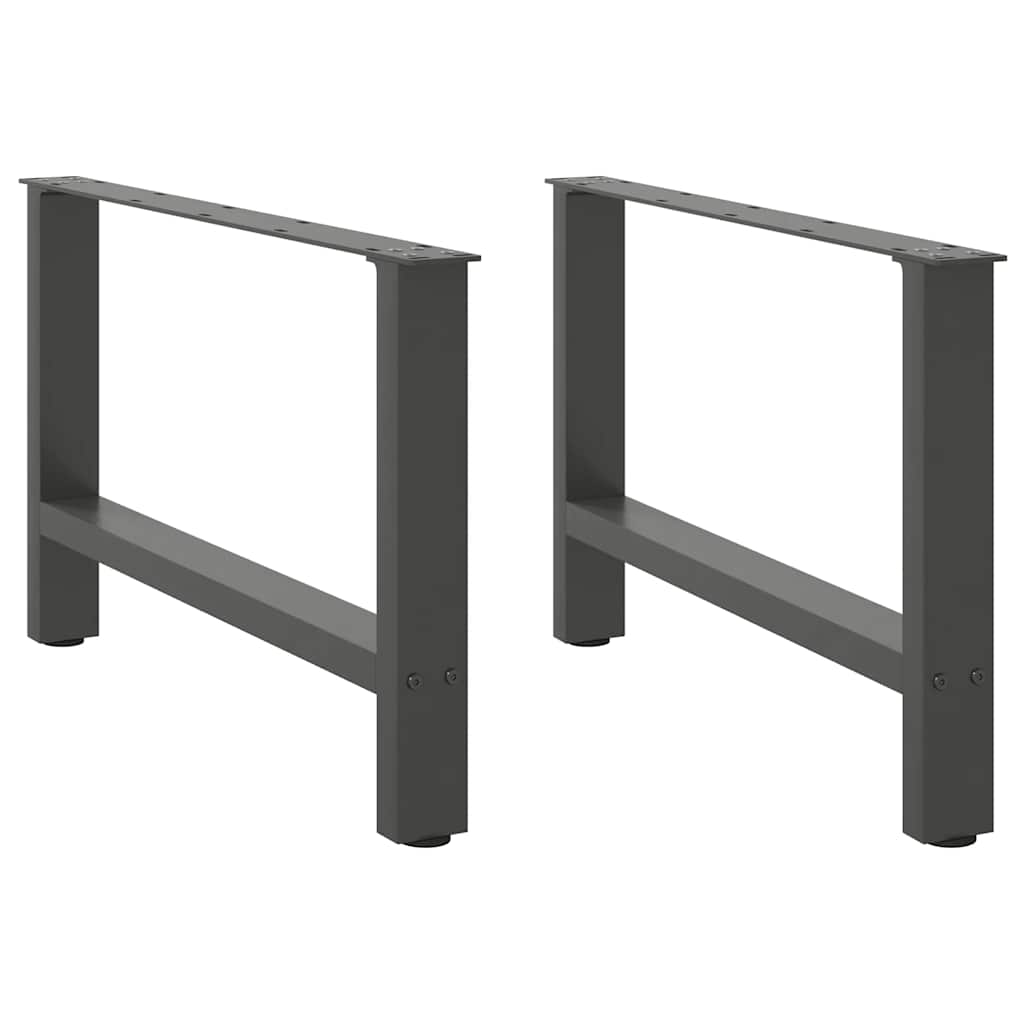Salontafelpoten 2 st 70x(42-43) cm staal antraciet is nu te koop bij PeponiXL, paradijselijk wonen!
