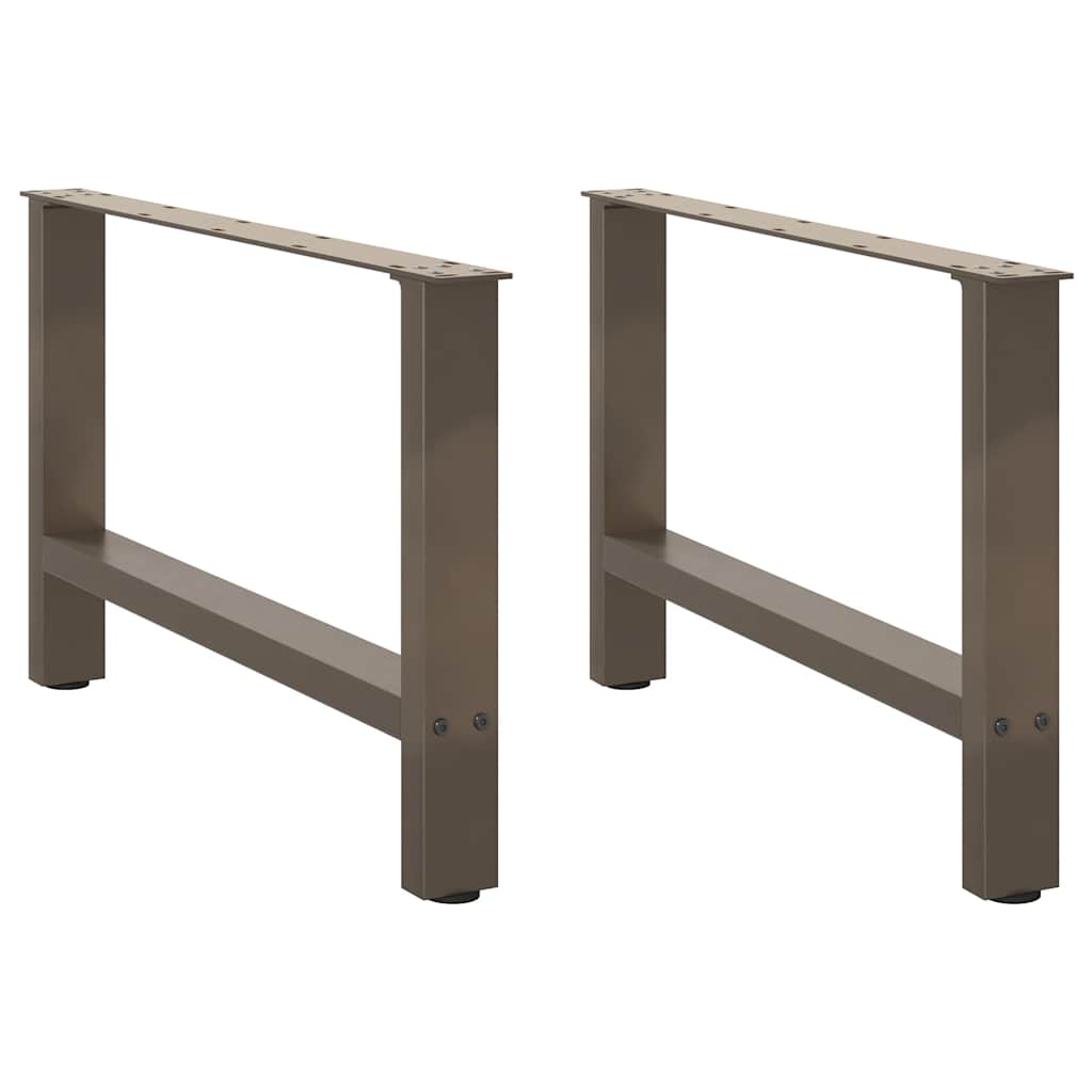 Salontafelpoten 2 st 70x(42-43) cm staal naturel is nu te koop bij PeponiXL, paradijselijk wonen!