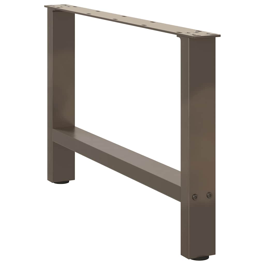 Salontafelpoten 2 st 70x(42-43) cm staal naturel is nu te koop bij PeponiXL, paradijselijk wonen!