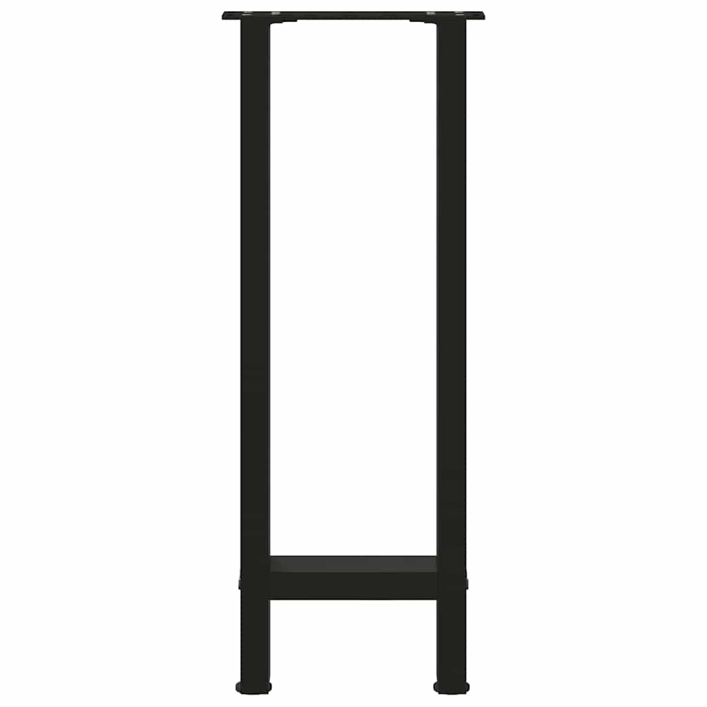 Console tafelpoten 2 st 28x(72-73) cm staal zwart is nu te koop bij PeponiXL, paradijselijk wonen!