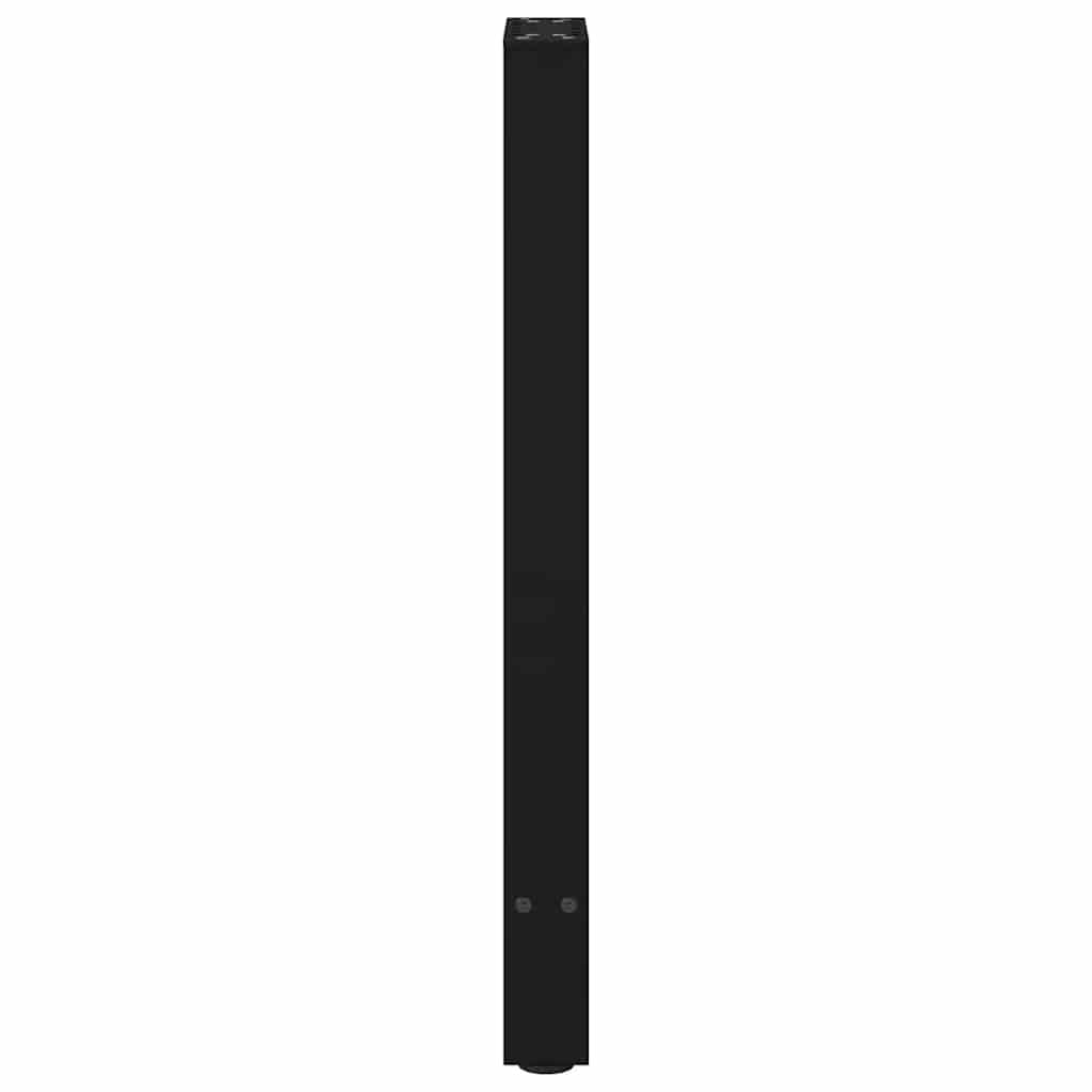 Console tafelpoten 2 st 28x(72-73) cm staal zwart is nu te koop bij PeponiXL, paradijselijk wonen!