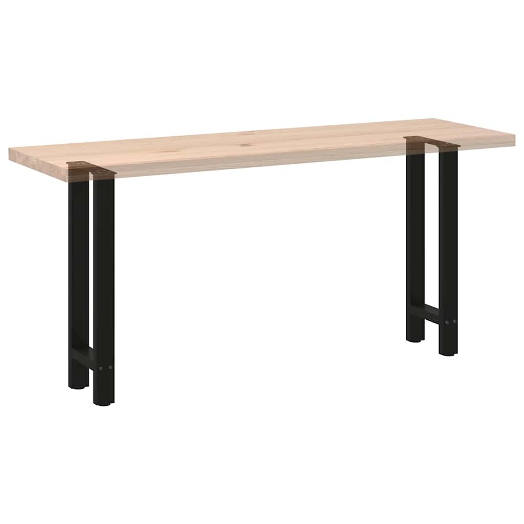 Console tafelpoten 2 st 28x(72-73) cm staal zwart is nu te koop bij PeponiXL, paradijselijk wonen!