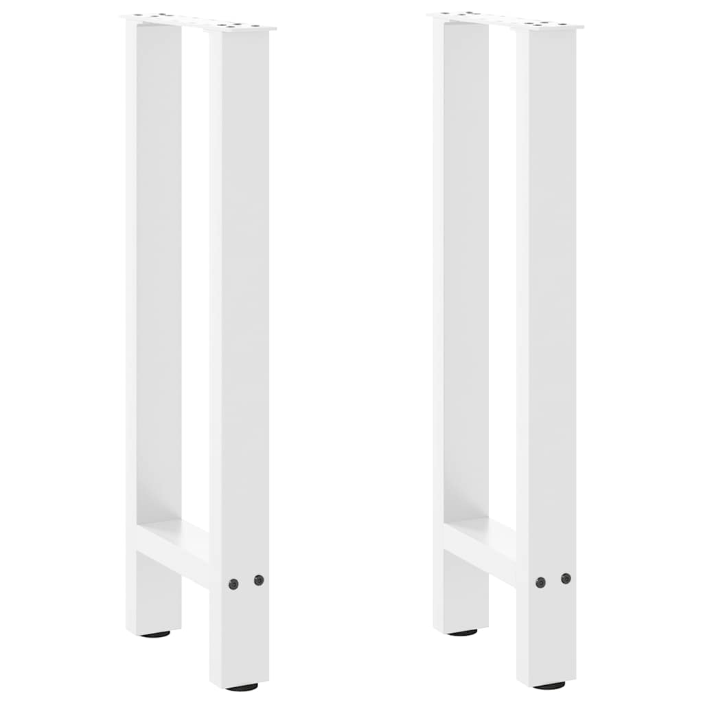 Console tafelpoten 2 st 28x(72-73) cm staal wit is nu te koop bij PeponiXL, paradijselijk wonen!