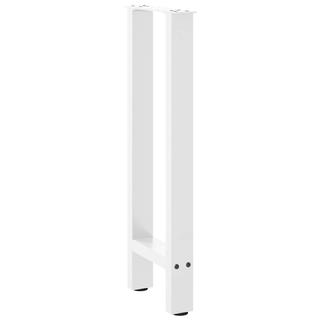 Console tafelpoten 2 st 28x(72-73) cm staal wit is nu te koop bij PeponiXL, paradijselijk wonen!