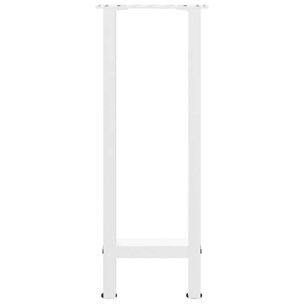 Console tafelpoten 2 st 28x(72-73) cm staal wit is nu te koop bij PeponiXL, paradijselijk wonen!