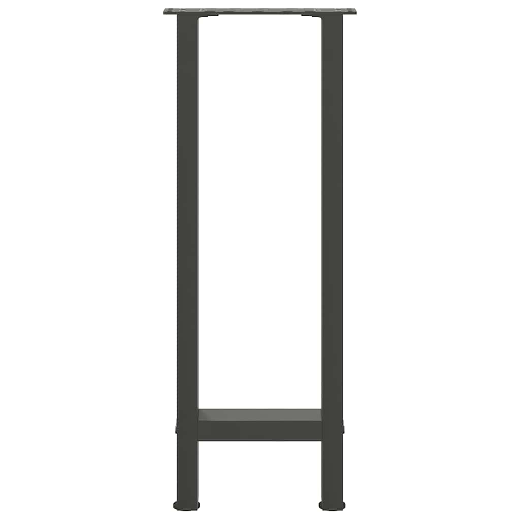 Console tafelpoten 2 st 28x(72-73) cm staal antraciet is nu te koop bij PeponiXL, paradijselijk wonen!