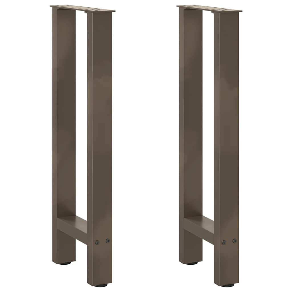 Console tafelpoten 2 st 28x(72-73) cm staal naturel is nu te koop bij PeponiXL, paradijselijk wonen!