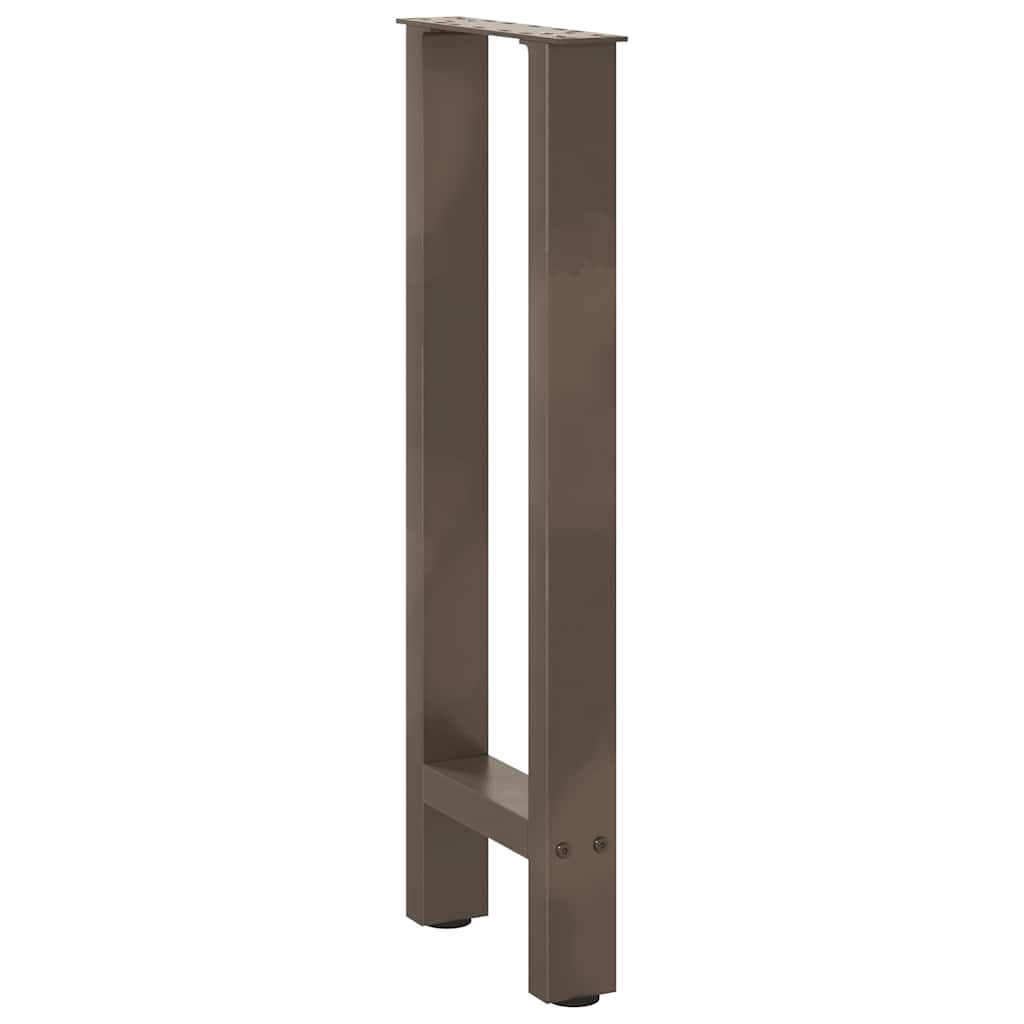Console tafelpoten 2 st 28x(72-73) cm staal naturel is nu te koop bij PeponiXL, paradijselijk wonen!