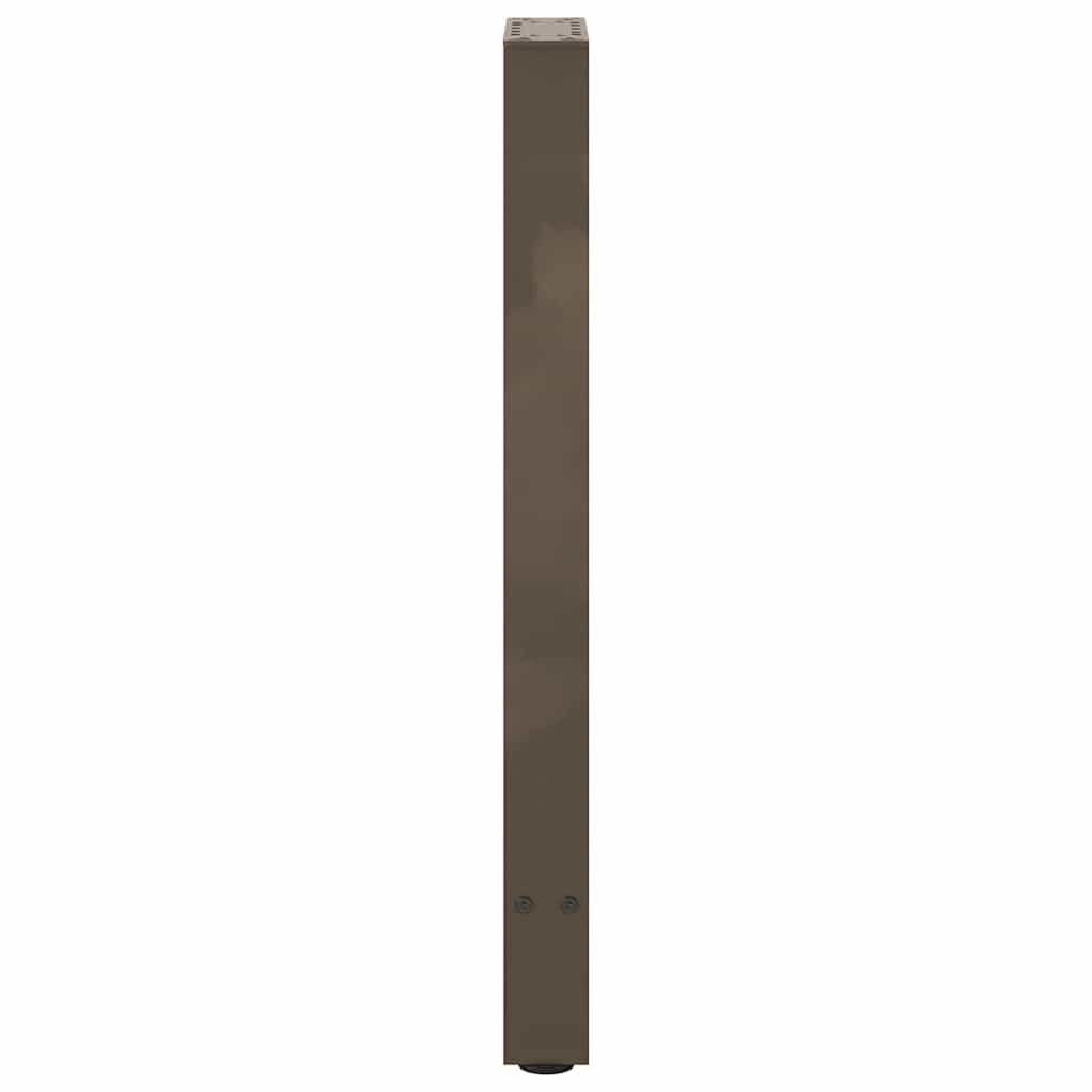 Console tafelpoten 2 st 28x(72-73) cm staal naturel is nu te koop bij PeponiXL, paradijselijk wonen!