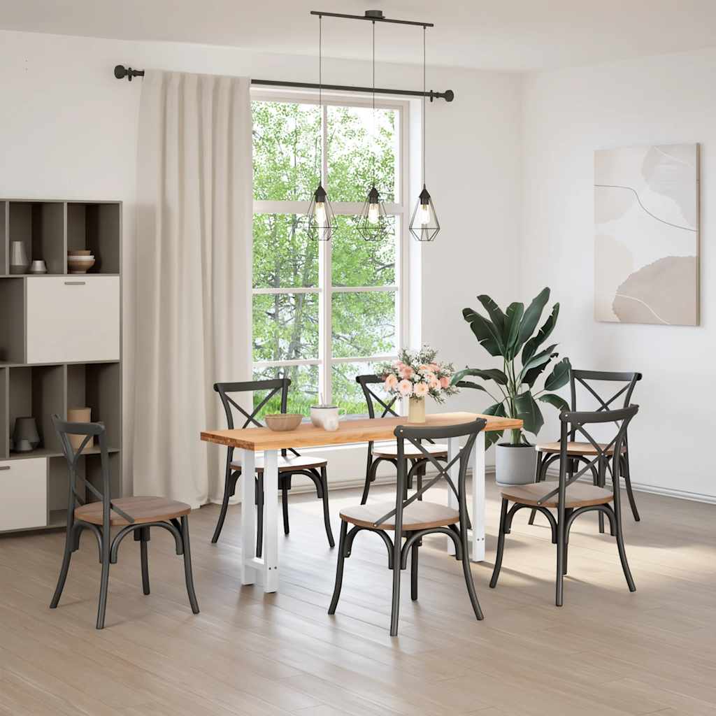 Console tafelpoten 2 st 38x(72-73) cm staal wit is nu te koop bij PeponiXL, paradijselijk wonen!