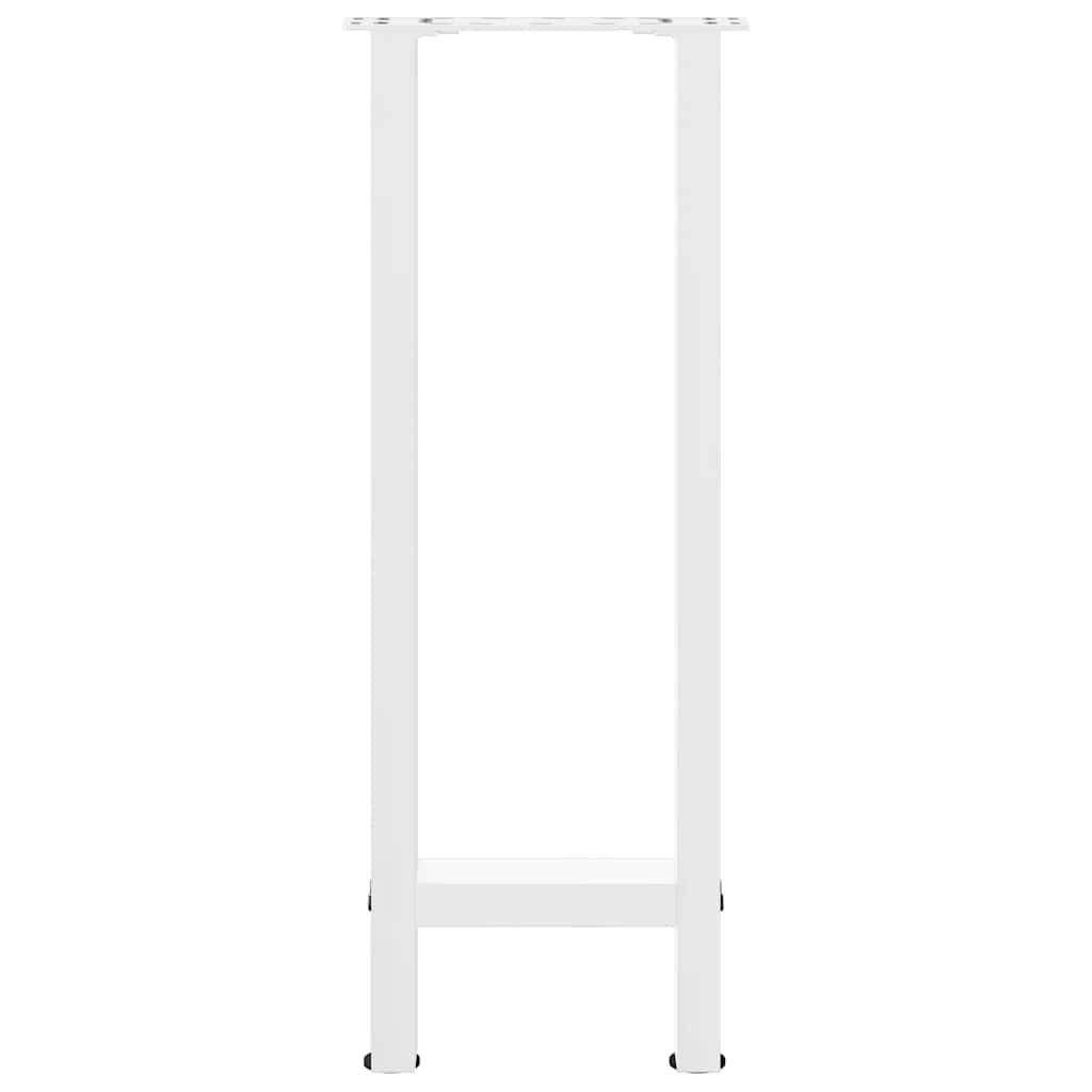 Console tafelpoten 2 st 38x(72-73) cm staal wit is nu te koop bij PeponiXL, paradijselijk wonen!