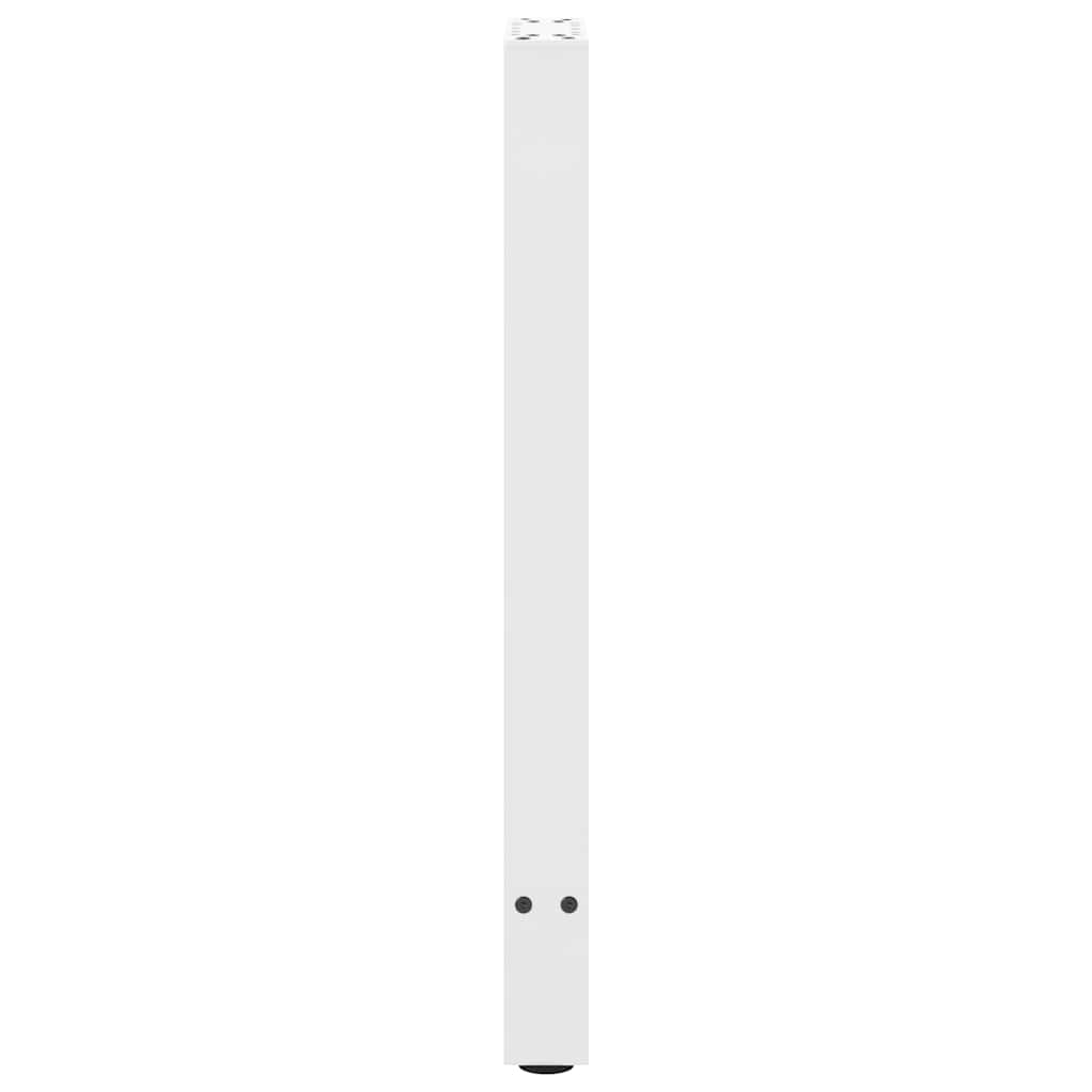 Console tafelpoten 2 st 38x(72-73) cm staal wit is nu te koop bij PeponiXL, paradijselijk wonen!