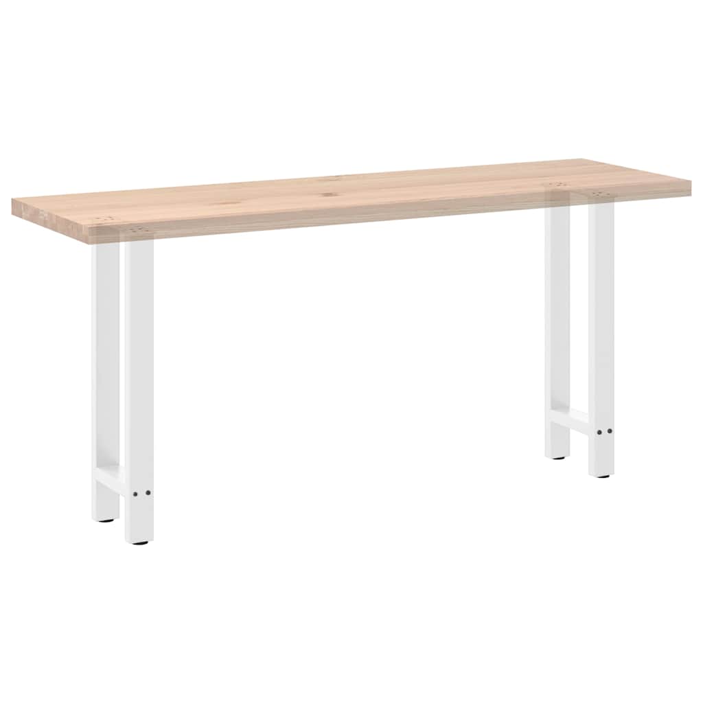Console tafelpoten 2 st 38x(72-73) cm staal wit is nu te koop bij PeponiXL, paradijselijk wonen!