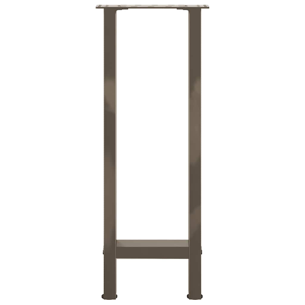 Console tafelpoten 2 st 38x(72-73) cm staal naturel is nu te koop bij PeponiXL, paradijselijk wonen!