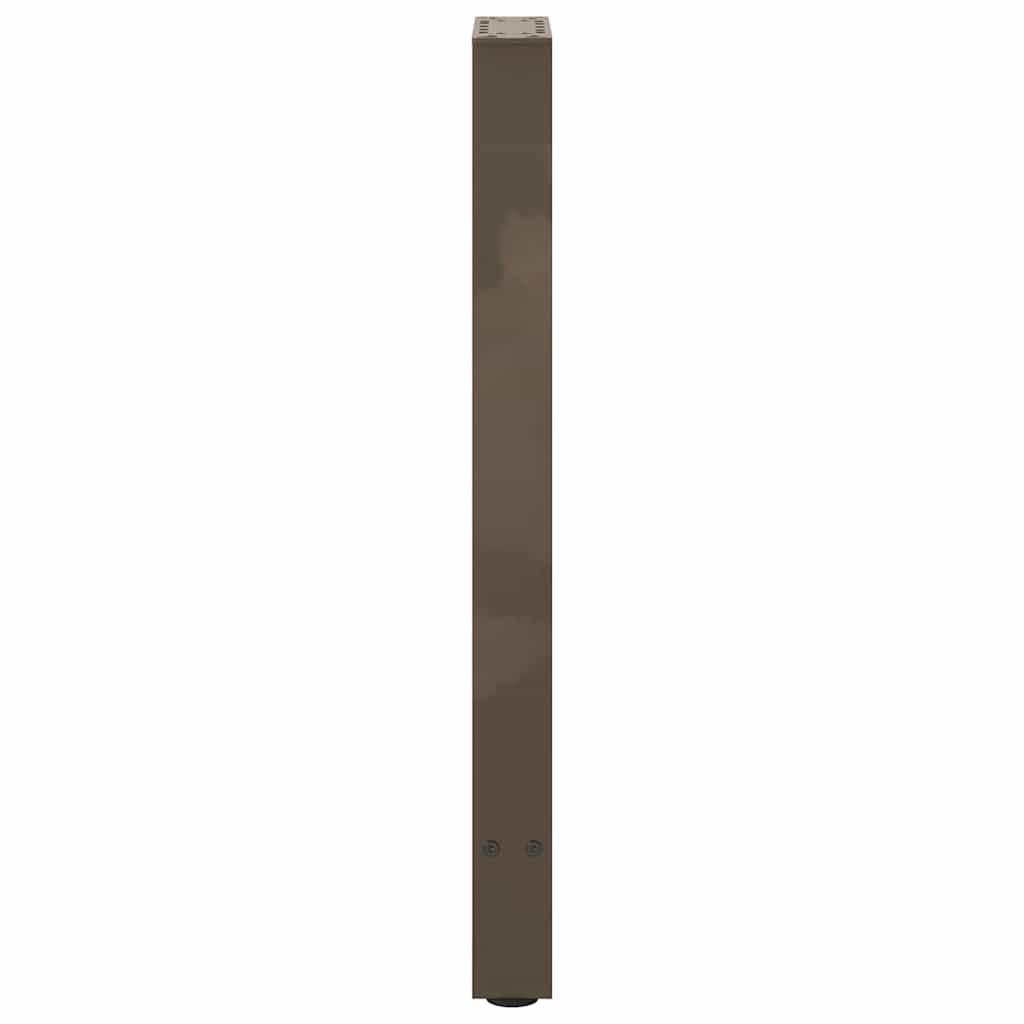 Console tafelpoten 2 st 38x(72-73) cm staal naturel is nu te koop bij PeponiXL, paradijselijk wonen!