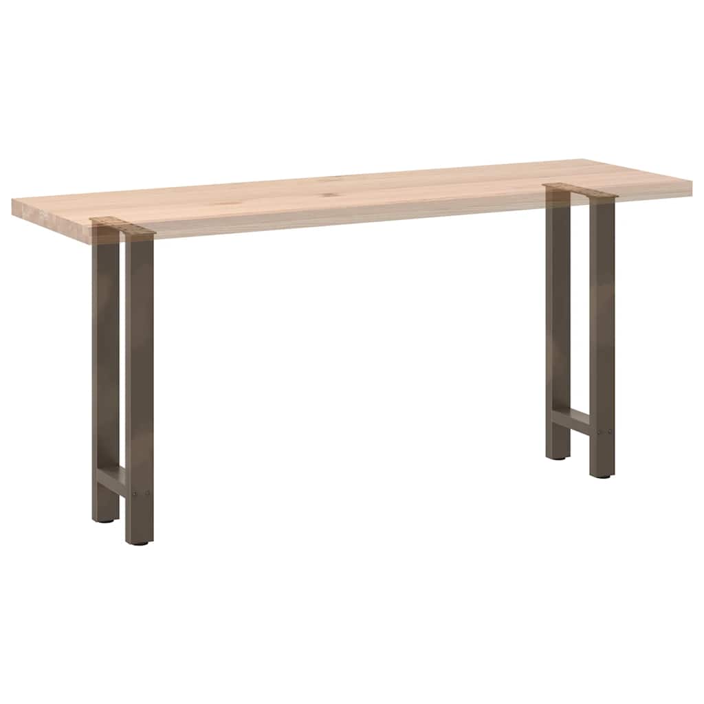 Console tafelpoten 2 st 38x(72-73) cm staal naturel is nu te koop bij PeponiXL, paradijselijk wonen!