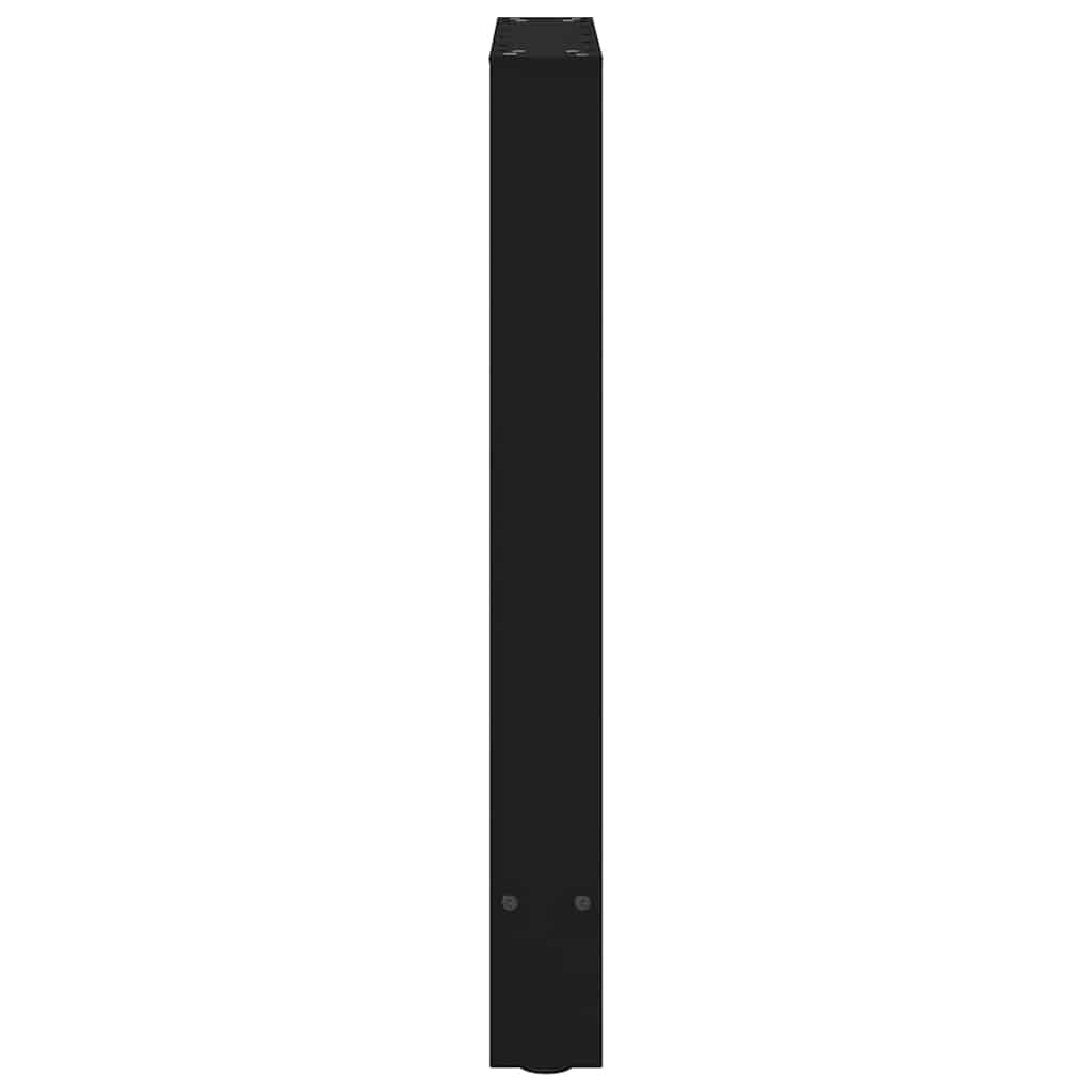 Eettafelpoten 2 st 50x(72-73) cm staal zwart is nu te koop bij PeponiXL, paradijselijk wonen!