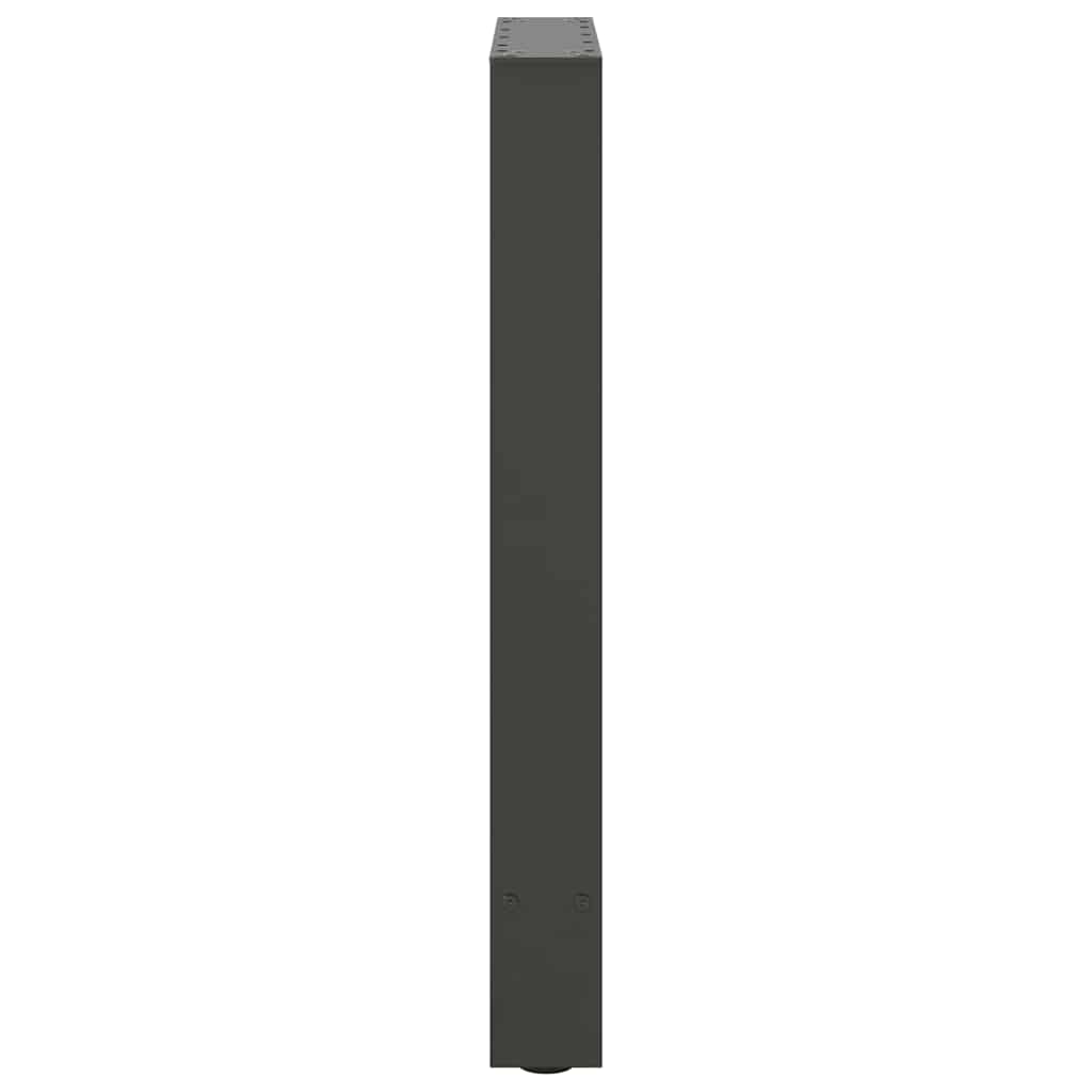 Eettafelpoten 2 st 50x(72-73) cm staal antraciet is nu te koop bij PeponiXL, paradijselijk wonen!