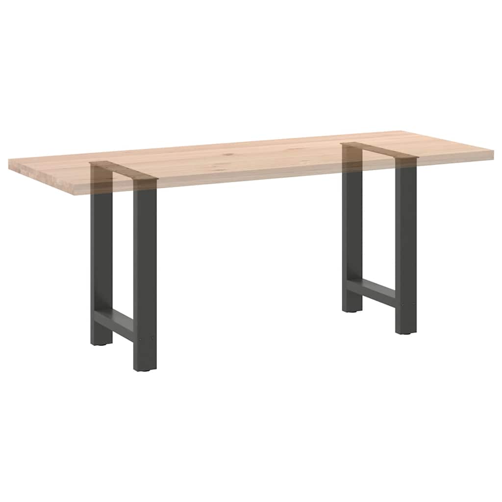 Eettafelpoten 2 st 50x(72-73) cm staal antraciet is nu te koop bij PeponiXL, paradijselijk wonen!