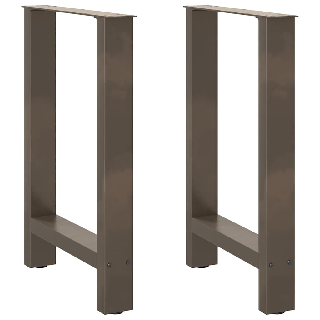 Eettafelpoten 2 st 50x(72-73) cm staal naturel is nu te koop bij PeponiXL, paradijselijk wonen!