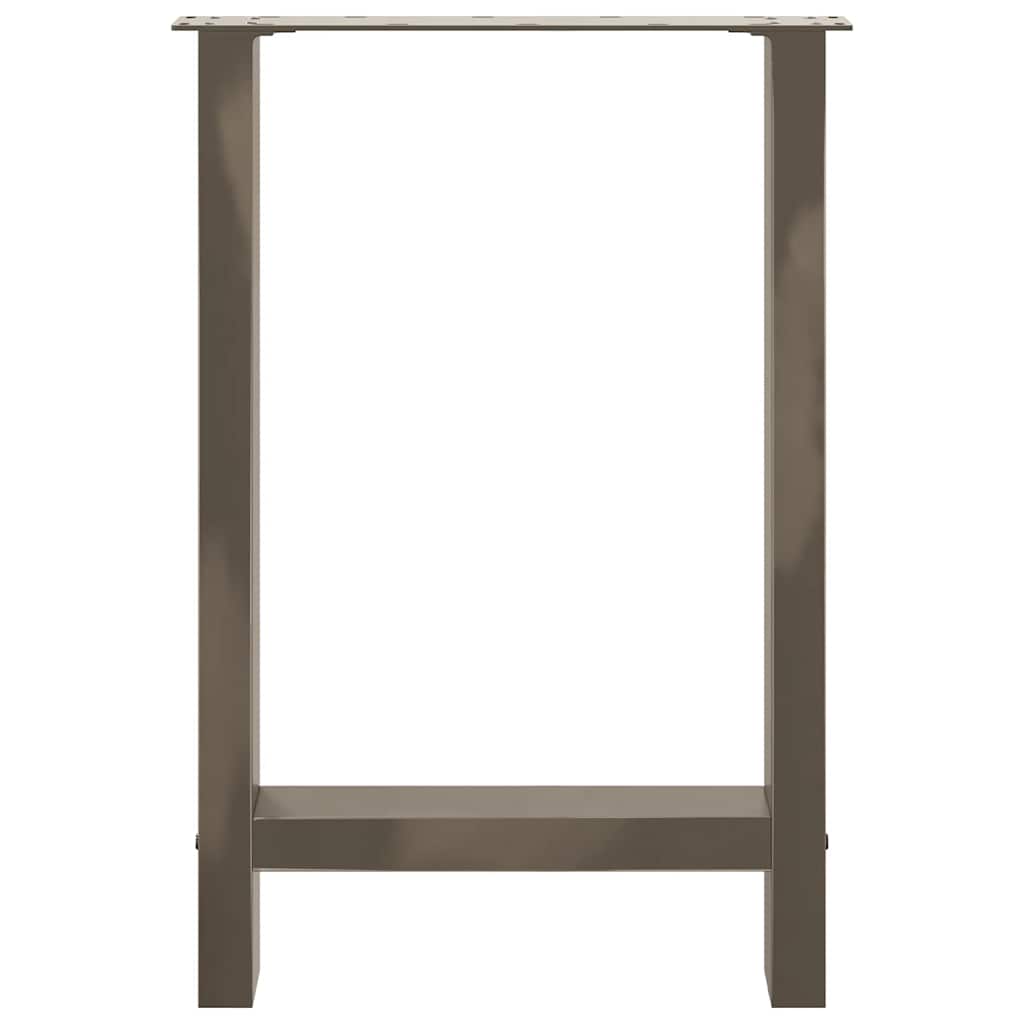 Eettafelpoten 2 st 50x(72-73) cm staal naturel is nu te koop bij PeponiXL, paradijselijk wonen!