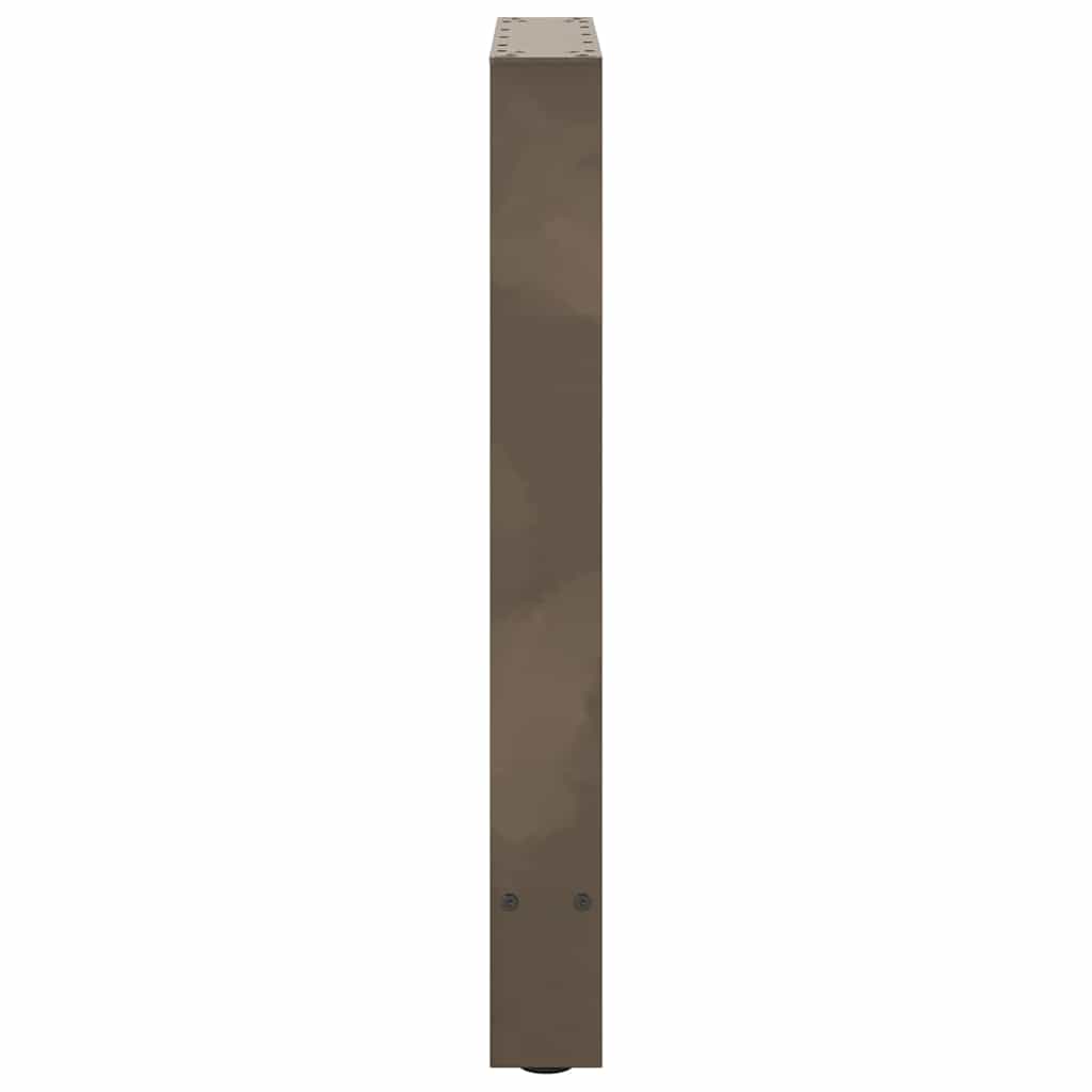 Eettafelpoten 2 st 50x(72-73) cm staal naturel is nu te koop bij PeponiXL, paradijselijk wonen!