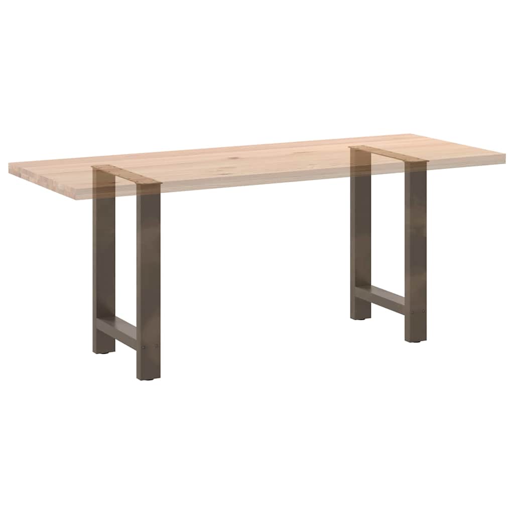 Eettafelpoten 2 st 50x(72-73) cm staal naturel is nu te koop bij PeponiXL, paradijselijk wonen!