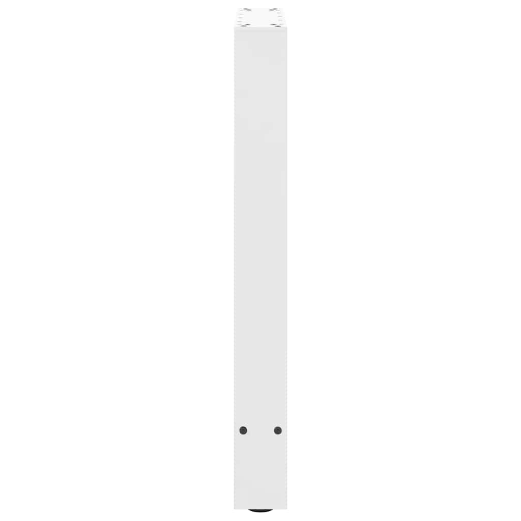 Eettafelpoten 2 st 60x(72-73) cm staal wit is nu te koop bij PeponiXL, paradijselijk wonen!