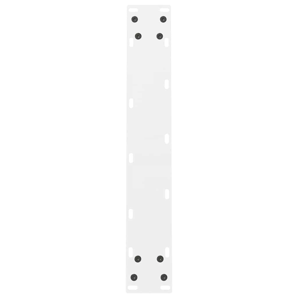 Eettafelpoten 2 st 60x(72-73) cm staal wit is nu te koop bij PeponiXL, paradijselijk wonen!