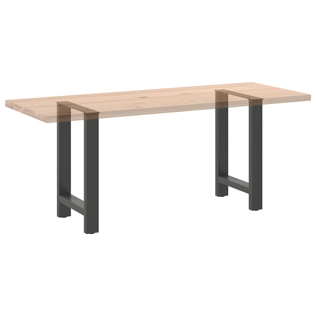 Eettafelpoten 2 st 60x(72-73) cm staal antraciet is nu te koop bij PeponiXL, paradijselijk wonen!