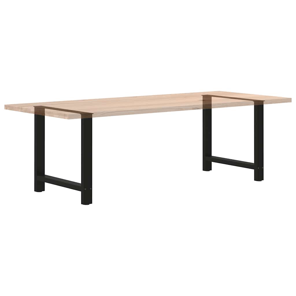Eettafelpoten 2 st 70x(72-73) cm staal zwart is nu te koop bij PeponiXL, paradijselijk wonen!