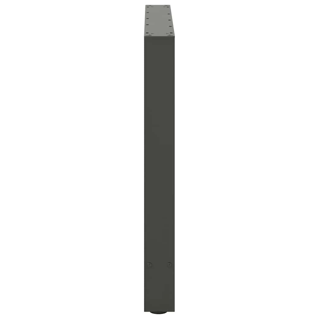Eettafelpoten 2 st 70x(72-73) cm staal antraciet is nu te koop bij PeponiXL, paradijselijk wonen!