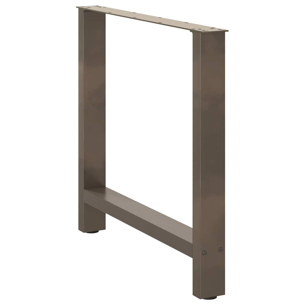 Eettafelpoten 2 st 70x(72-73) cm staal naturel is nu te koop bij PeponiXL, paradijselijk wonen!