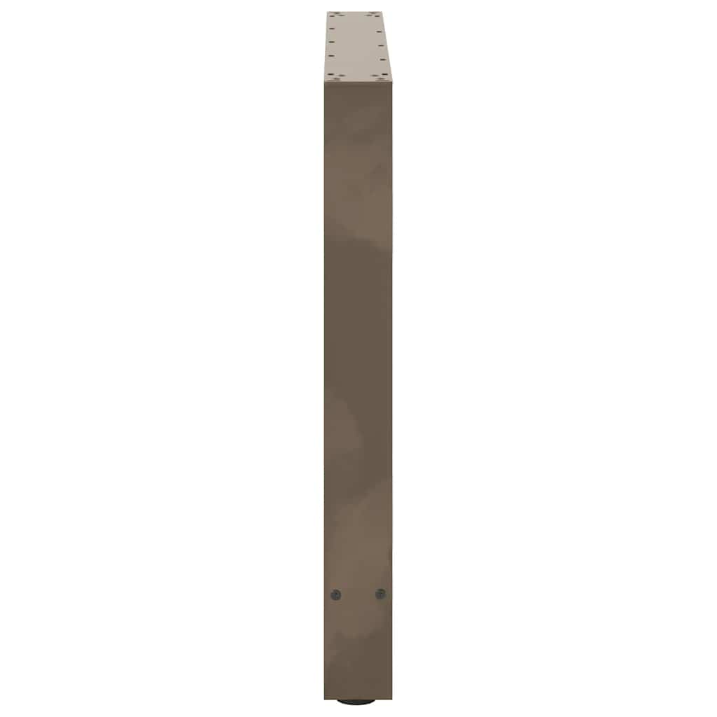 Eettafelpoten 2 st 70x(72-73) cm staal naturel is nu te koop bij PeponiXL, paradijselijk wonen!