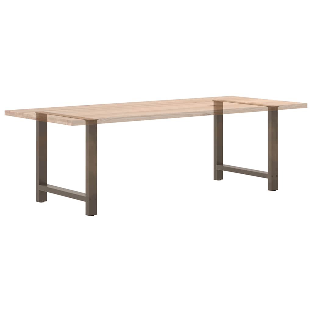 Eettafelpoten 2 st 70x(72-73) cm staal naturel is nu te koop bij PeponiXL, paradijselijk wonen!