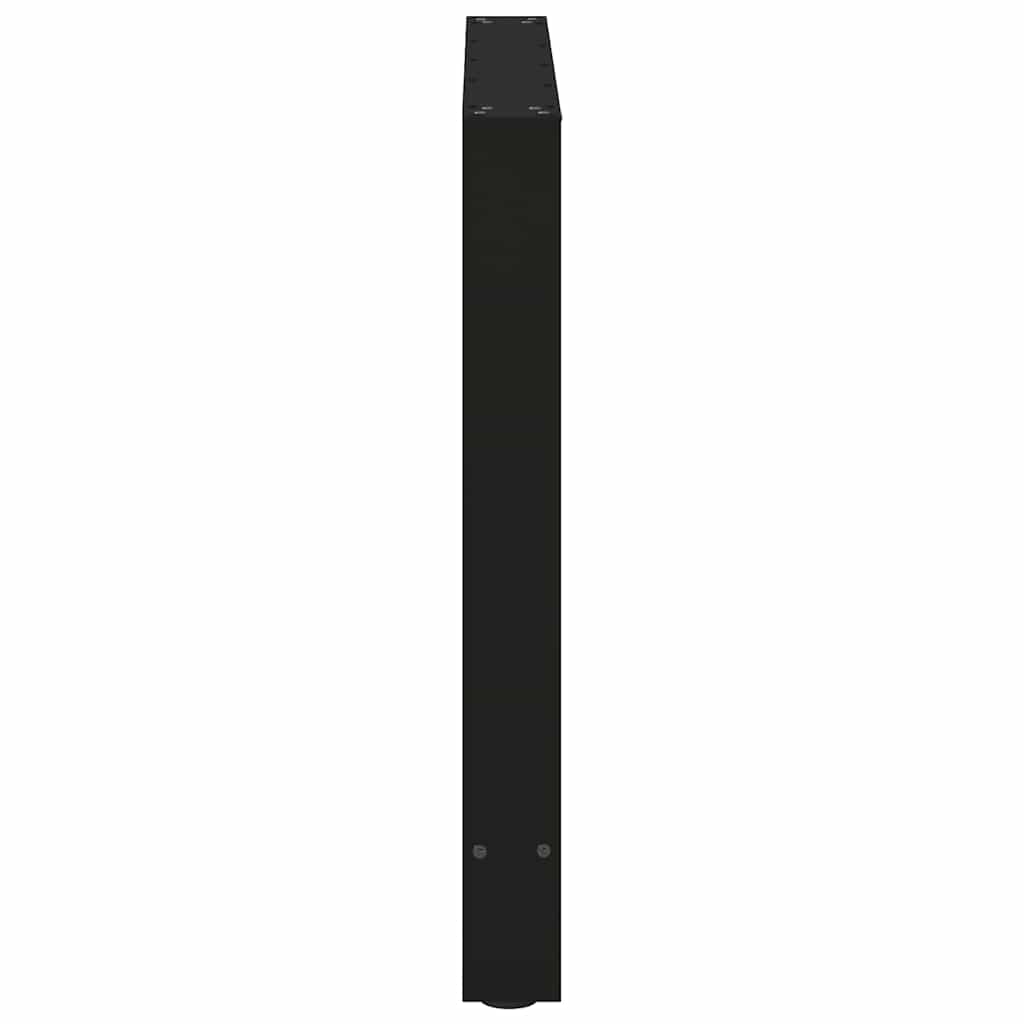 Eettafelpoten 2 st 80x(72-73) cm staal zwart is nu te koop bij PeponiXL, paradijselijk wonen!