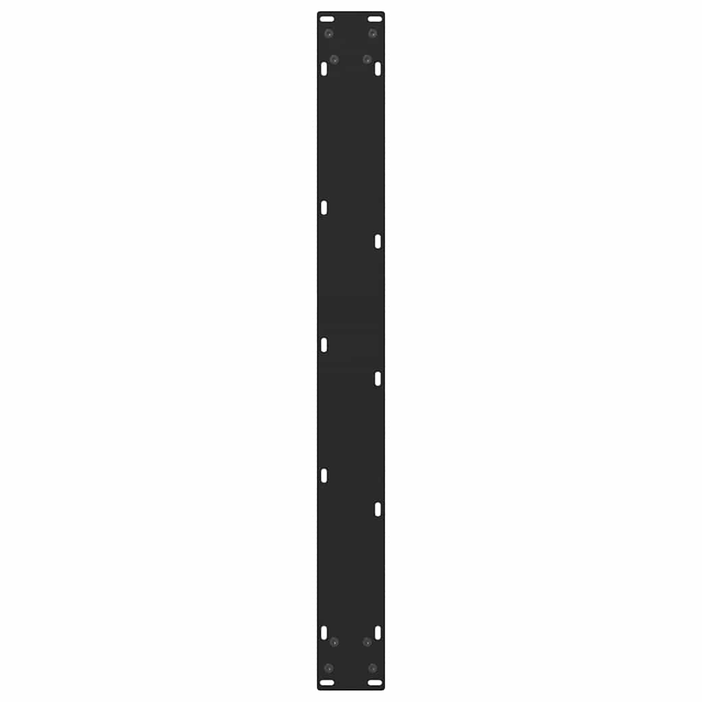 Eettafelpoten 2 st 80x(72-73) cm staal zwart is nu te koop bij PeponiXL, paradijselijk wonen!