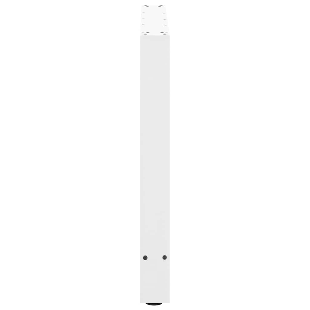 Eettafelpoten 2 st 80x(72-73) cm staal wit is nu te koop bij PeponiXL, paradijselijk wonen!