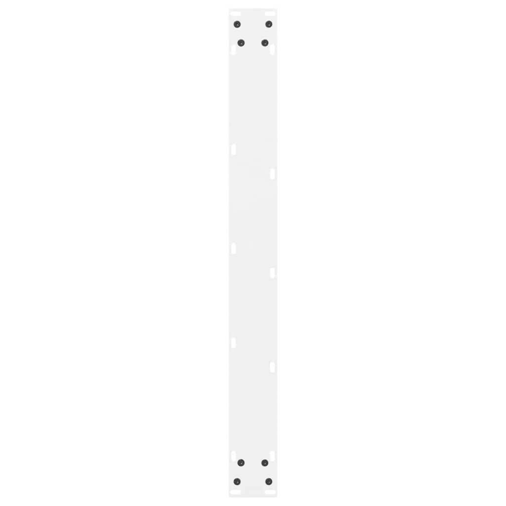 Eettafelpoten 2 st 80x(72-73) cm staal wit is nu te koop bij PeponiXL, paradijselijk wonen!
