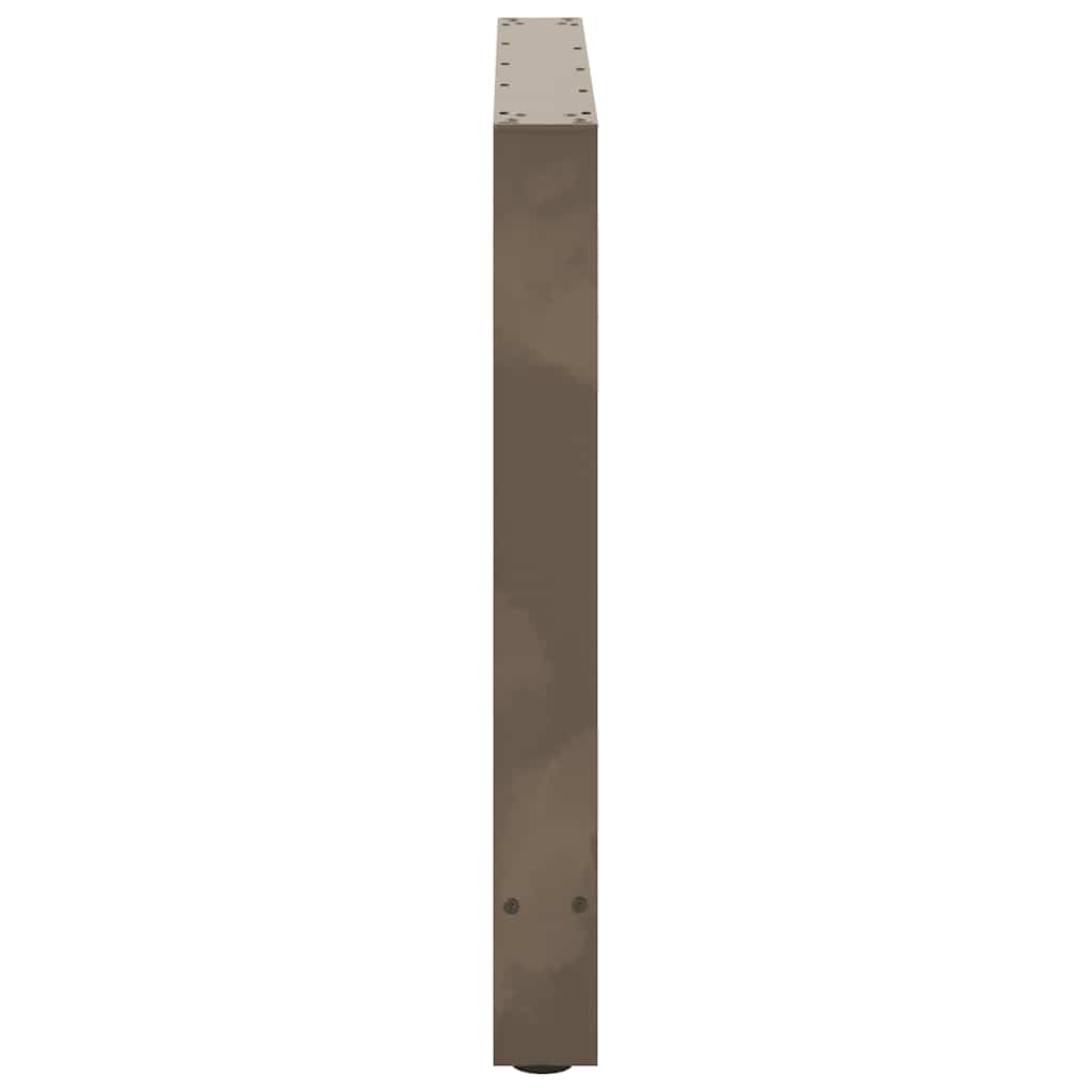 Eettafelpoten 2 st 80x(72-73) cm staal naturel is nu te koop bij PeponiXL, paradijselijk wonen!