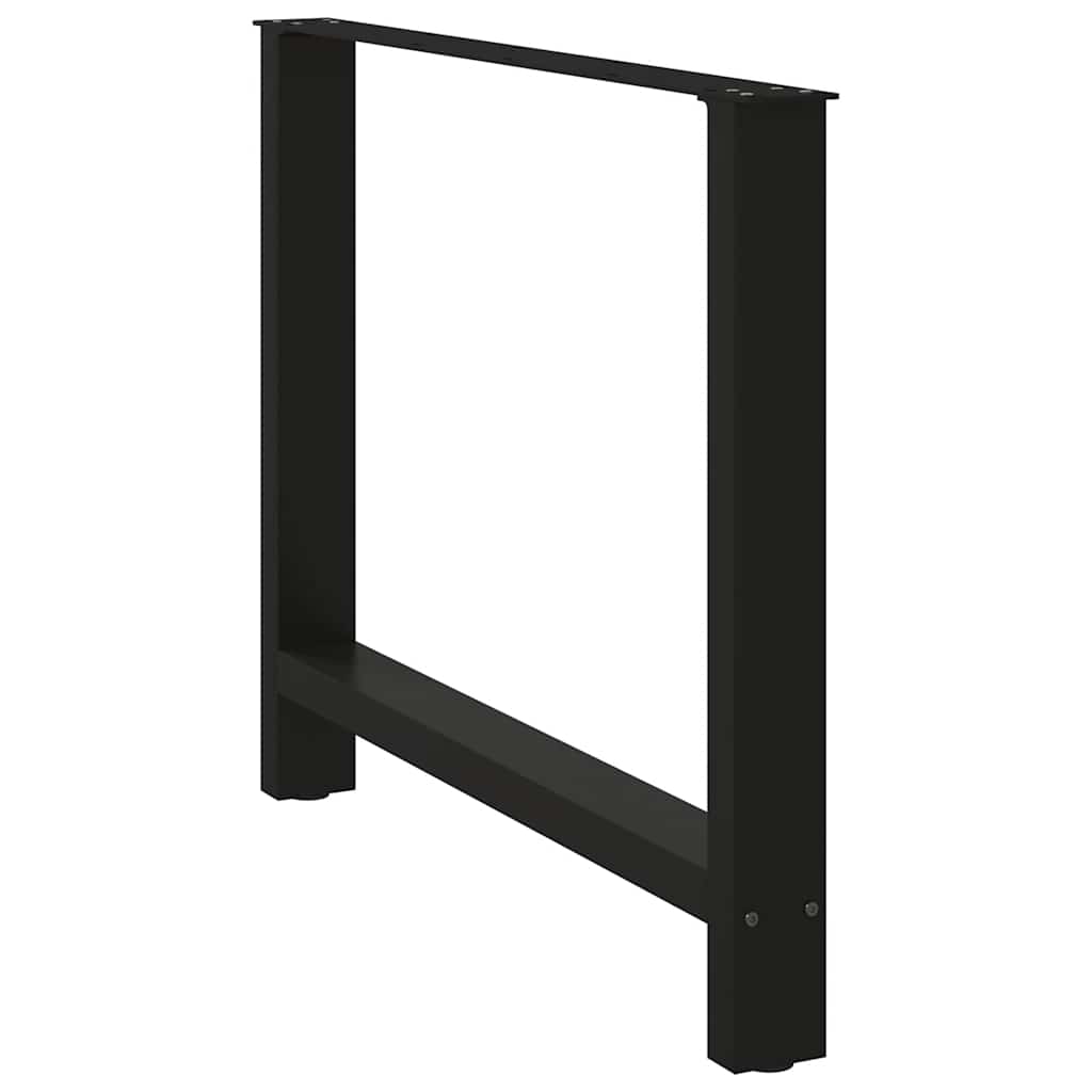 Eettafelpoten 2 st 90x(72-73) cm staal zwart is nu te koop bij PeponiXL, paradijselijk wonen!