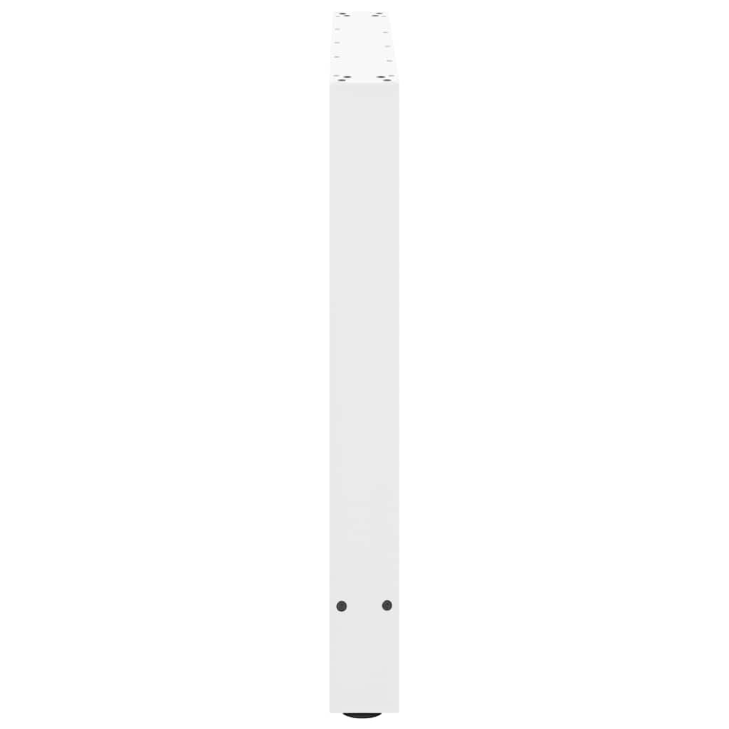 Eettafelpoten 2 st 90x(72-73) cm staal wit is nu te koop bij PeponiXL, paradijselijk wonen!